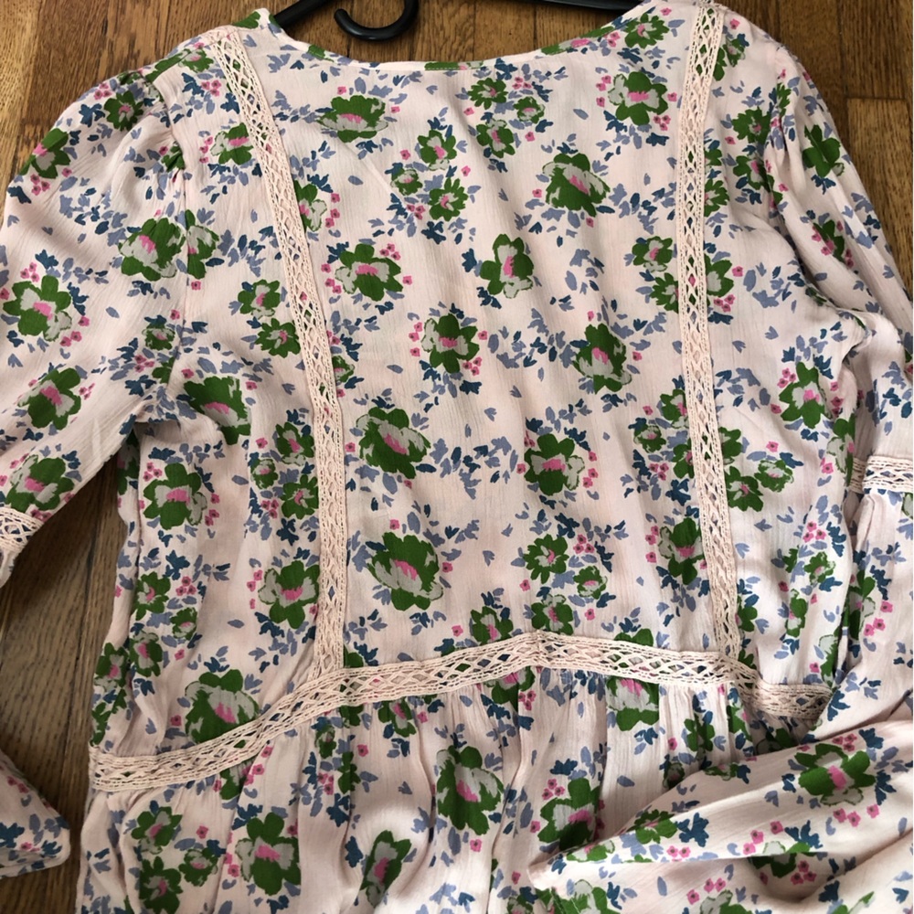 Matilda Jane Bell Sleeve Tunic Top Womens large floral - Picture 7 of 9